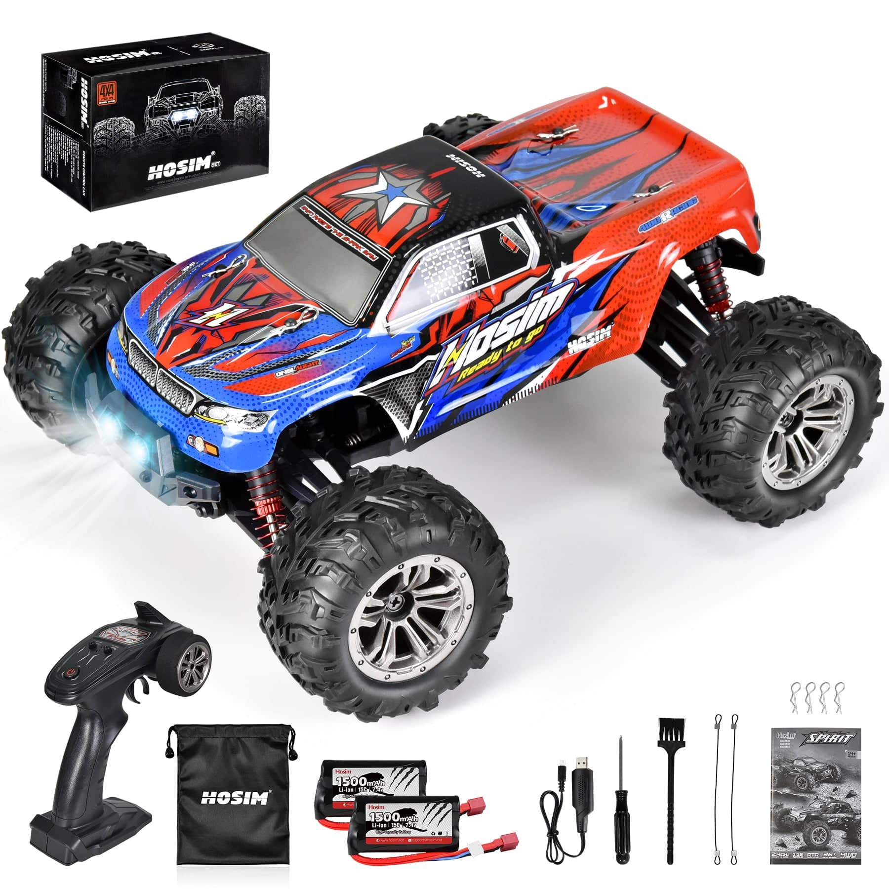 Compre RC Drift Car 1/16 RC Car 2.4GHz 4WD 40km / h RC Race Car