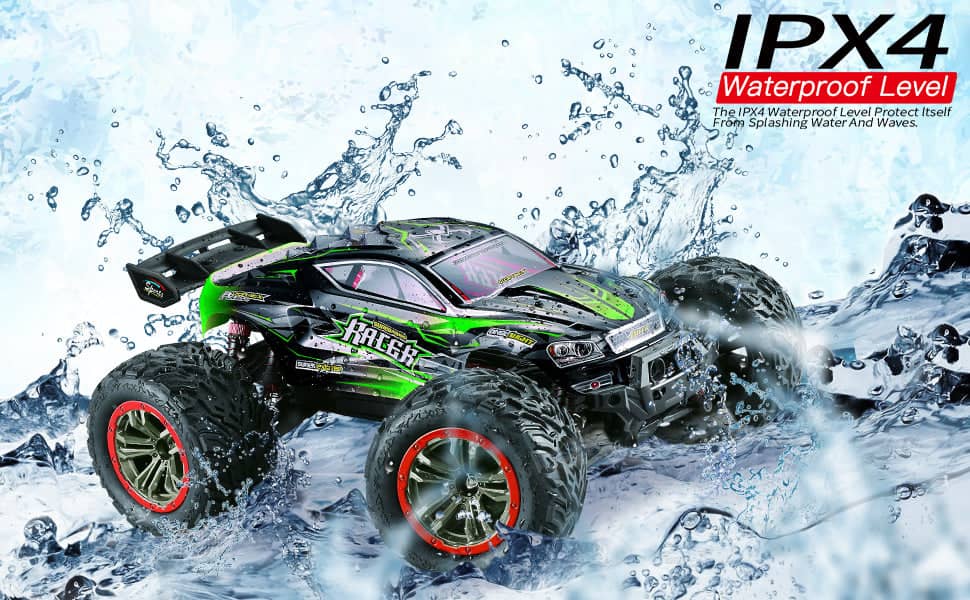 Hosim 1:12 Scale RC Car Monster Truck 46km+/H 4WD with 2 Batteries  9156 Green