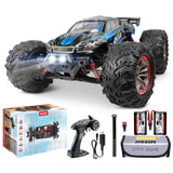 Hosim 1:12 Scale RC Car Monster Truck 46km+/H 4WD with 2 Batteries 9156 Blue