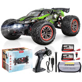 Hosim 1:12 Scale RC Car Monster Truck 46km+/H 4WD with 2 Batteries  9156 Green