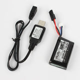 Hosim 800mAh Li-Po Battery+USB Charger for 9130 9135 9136 9138