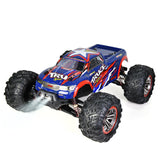 Hosim 1:10 Large Scale RC Car Monster Truck Upgraded 9125 Blue Remote Control Car with Oil Shock + Dual Batteries