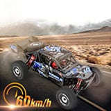 WLtoys 124018 RC Car, 1/12 Scale 2.4GHz Remote Control Car, 4WD 60km/h High Speed Racing Car, Off-Road Buggy Drift Car RTR