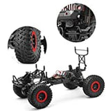 Wltoys WLtoys 104311 RC Car 1/10 Scale 4WD 2.4Ghz Remote Control Car, Brushed Motor Off-Road Crawler Car RTR for Kids and Adults