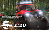 Wltoys WLtoys 104311 RC Car 1/10 Scale 4WD 2.4Ghz Remote Control Car, Brushed Motor Off-Road Crawler Car RTR for Kids and Adults