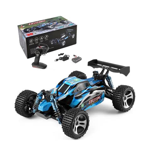 WLtoys RC Cars 1/18 High Speed Remote Control truck 4WD 2.4G 30km/H 184011 Blue
