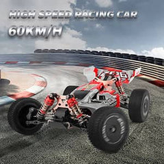 WLtoys Remote Control Car,60+ KMH 1:14 Scale WLtoys 144001 Fast RC Cars for Adults Kids,4WD Off Road Buggy Racing Car with 2 Batteries