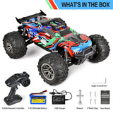 HOSIM 1:12 Large Scale Remote Control Car RC Car Monster Truck 1202 Blue 4X4 OFFROAD Truck 40KM/h High Speed