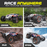 Hosim 1:10 RC Cars 48+ KMH 2.4GHz Remote Control Car 4WD Off Road Monster Truck Buggy Toy for Boys Teens Adults Gifts
