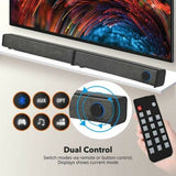 Hosim Wireless Sound Bar TV Soundbar Bluetooth Speaker Theater Stereo Subwoofer